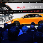 El Audi Q8, versión todo camino del A8.-AFP