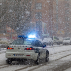 La Guardia Civil interviene en el último episodio de nieve en Soria, esta misma semana. HDS