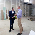 El portavoz del equipo de Gobierno, Javier Muñoz, ayer en el local de ‘coworking’.-Mario Tejedor