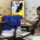 Mònica Terribas y el major Josep Lluís Trapero, durante la entrevista en Cataluña Ràdio.-CATALUÑA RÀDIO