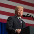 El presidente de EEUU, Donald Trump, aborda la seguridad nacional en Washington.-AFP / SAUL LOEB
