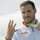 Saúl Craviotto en los JJOO de Rio con la medalla de bronce.-EL PERIÓDICO