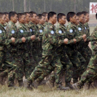 Ejército de China en ejercicios de preparación militar.-EFE