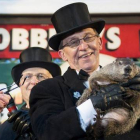 Celebración del Día de la Marmota en la localidad de Punxsutawney, en Pensilvania.-Foto: EFE/ DAVID MAXWELL