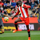 Debut goleador: el keniata Micahel Olunga marcó tres tantos al Las Palmas (6-0).-ROBIN TOWNSEND