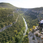 El Ebro ha tallado el espectacular paisaje que se aprecia desde ambas orillas del cañón.-- ISRAEL L. MURILLO