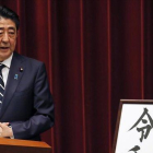 Shinzo Abe, primer ministro de Japón.-