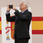 Josep Borrell, en una imagen del pasado Doce de Octubre.-JOSE LUIS ROCA