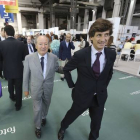 Josep Lluís Núñez y su hijo, en una imagen de archivo.-DANNY CAMINAL