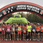 330 personas participaron en la Media Maratón de Soria. / DIEGO MAYOR-