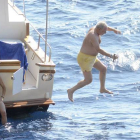 Momento en que Rato se echa al mar.-Foto: USG / ©GTRESONLINE