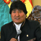 Evo Morales, el pasado noviembre, en La Paz.-EFE