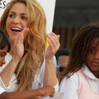 Shakira, en un acto de la Fundación Pies Descalzos.-OBRA SOCIAL LA CAIXA