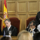 El presidente del Tribunal Superior de Justicia de Castilla y León, José Luis Concepción, durante la apertura del año judicial. / ÚRSULA SIERRA-