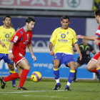 Nagore y Beranger en la victoria del Numancia en Las Palmas en la temporada 2007-2008. / Áréa 11-