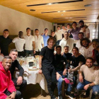 La foto de los jugadores del Madrid, en la cena de equipo.-TWITTER / SERGIO RAMOS