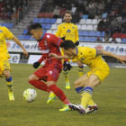 La temporada pasada el Alcorcón empataba a un gol en Los Pajaritos.-DIEGO MAYOR