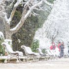 La nieve da paso a una mañana de fotos invernales. MARIO TEJEDOR (27)