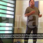 Captura del video difundido de Oriol Junqueras en la prisión de Estremera.-ARA.CAT