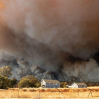 Imagen del incendio.-AFP