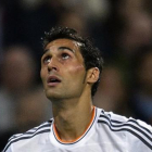 Arbeloa, durante el partido contra el Atlético en el Calderón.-AFP / DANI POZO