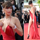 Bella Hadid, deslumbrante en Cannes.-