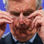 Michel Barnier, negociador jefe de la UE para el brexit, ayer en Bruselas.-EFE