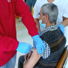 Vacunación en Soria. MARIO TEJEDOR