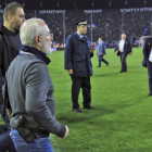 Saviidis, presidente del PAOK, entrando al campo-TS/ AP