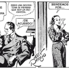 Viñeta de las tiras para prensa de la serie 'Agente Secreto X9', con guion de Dashiell Hammett y dibujo de Alex Raymond, publicada en mayo de 1934.-EL PERIÓDICO