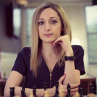 La ajedrecista Nazi Paikidze-Barnes.-