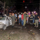 Un ataque aéreo en Siria.-AFP