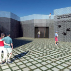 Maqueta del proyecto redactado para el futuro centro de las icnitas en Villar del Río.-HDS