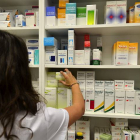 Oficina de farmacia en la capital soriana.-VALENTÍN GUISANDE