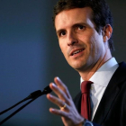 El presidente del PP, Pablo Casado. /-PAU BARRENA