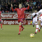 Guillermo tuvo en sus bota el gol de la victoria pero Dorado le robó la cartera.-Luis Ángel Tejedor