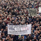 Imagen de una manifestación de pensionistas en Bilbao, en febrero del 2018.-MIGUEL TONA / EFE