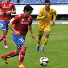 Del Pino en el partido ante el Alcorcón. / D. Mayor-