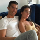 Cristiano Ronaldo y Giorgina Rodríguez.-