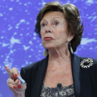 La excomisaria europea de Competencia, Neelie Kroes.-YVES HERMAN