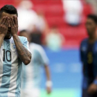 Correa se lamenta tras fallar el penalti.-REUTERS / UESLEI MARCELINO