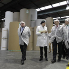 Visita del viceconsejero de Economía en Cartonajes Izquierdo-Luis Ángel Tejedor