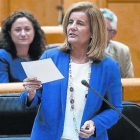 La ministra Fátima Báñez en el Senado, el martes pasado.-JUANJO MARTÍN
