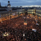 Concentración del 15-M en la Puerta del Sol, en mayo del 2011.-Foto: JOSÉ LUIS ROCA