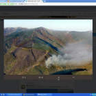 Incendio en Ezcaray en la mañana de ayer en una imagen de Atbrif.-H. D. S.