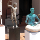 Esculturas de Andrea Strobel, que se podrán ver en el Palacio Ducal. -