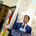En declaraciones de Albert Rivera del pasado mes de junio y las ofrecidas el 9 de agosto, se aprecia que Rivera ha cambiado su discurso sobre un posible apoyo a Rajoy.-JUAN MANUEL PRATS