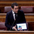 García Egea, en una intervención en el Congreso-JUAN CARLOS HIDALGO (EFE)