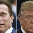 Arnold Schwarzenegger y Donald Trump.-TOMAS SAMSON