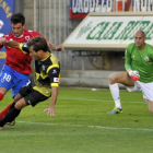 Natalio en el encuentro de la temporada pasada ante el Sabadell.-Diego Mayor